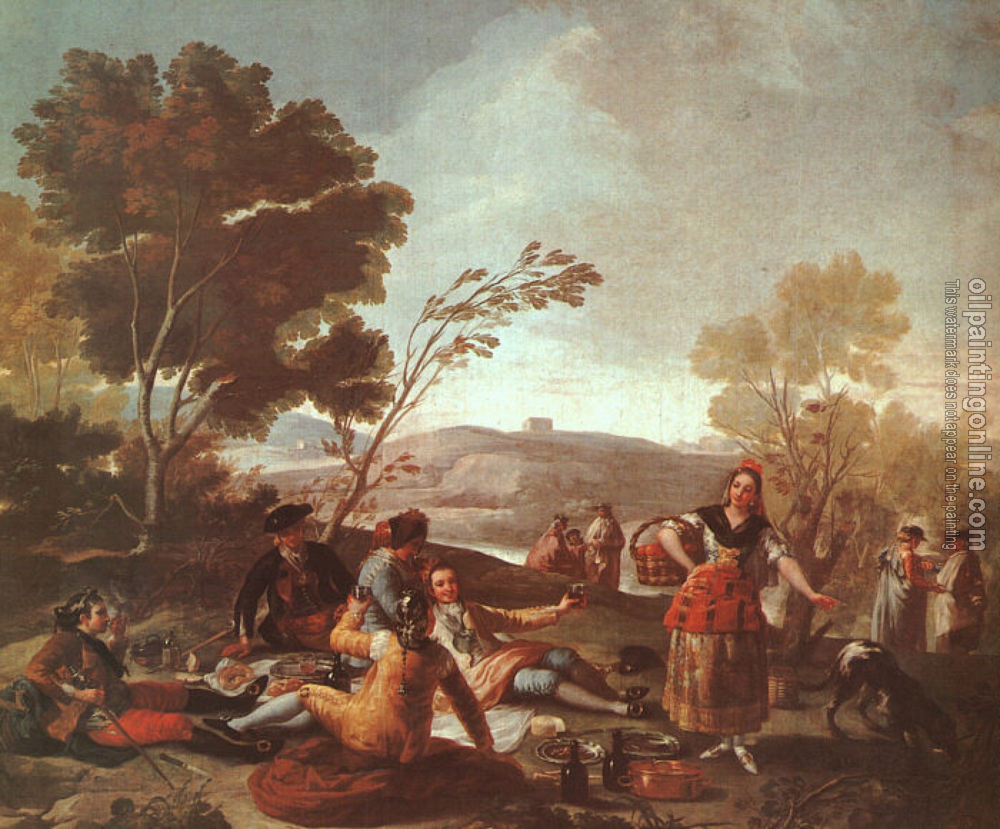 Goya, Francisco de - Picnic on the Banks of the Manzanares